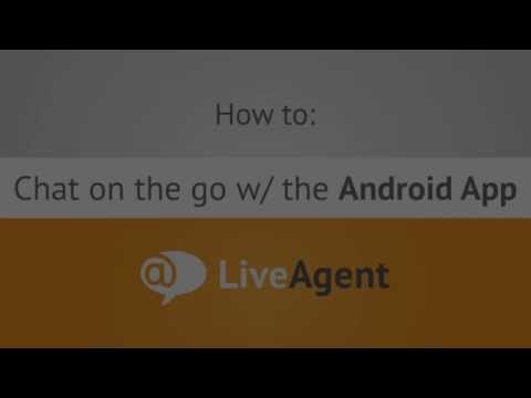 Youtube video: How to Chat on the go with LiveAgent Android app www.liveagent.com